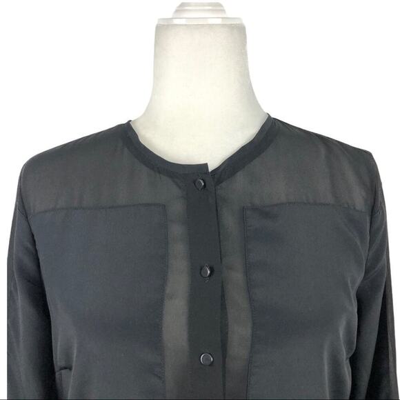 W118 By Walker Baker Benjamin Back Blouse Sheer XS - Picture 3 of 12